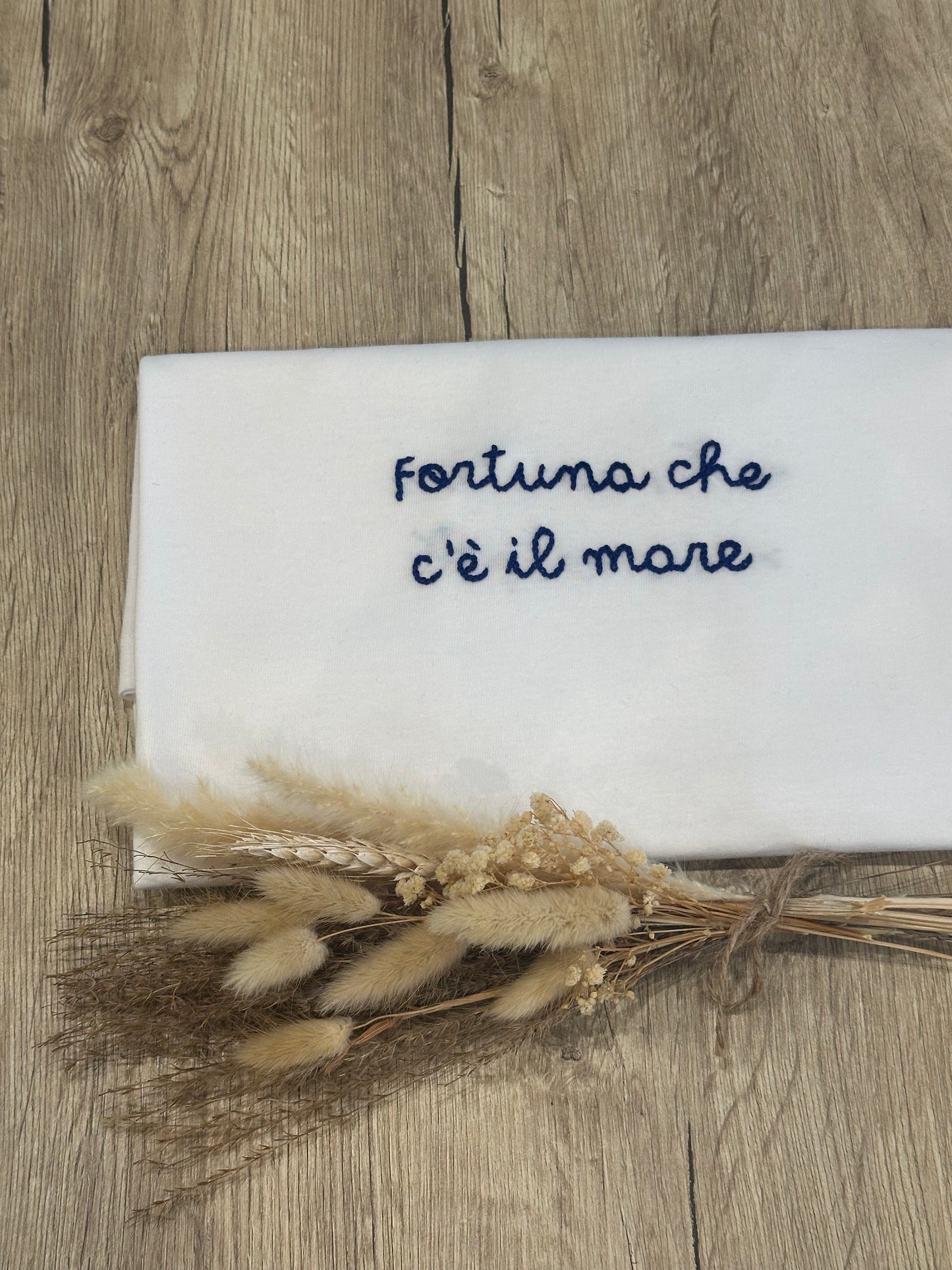 T-shirt "Fortuna che c'è il mare"