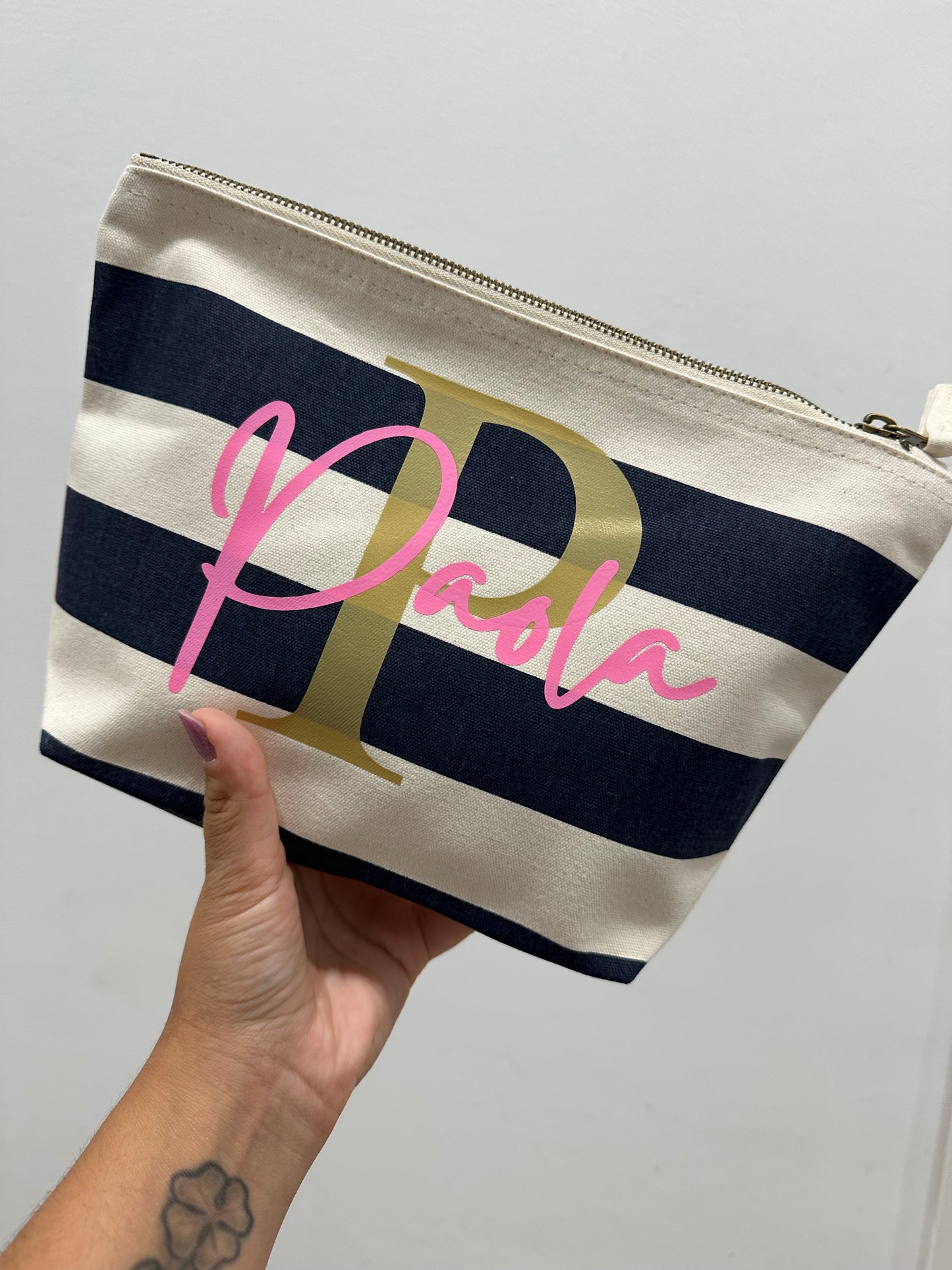 Pochette in cotone personalizzabile