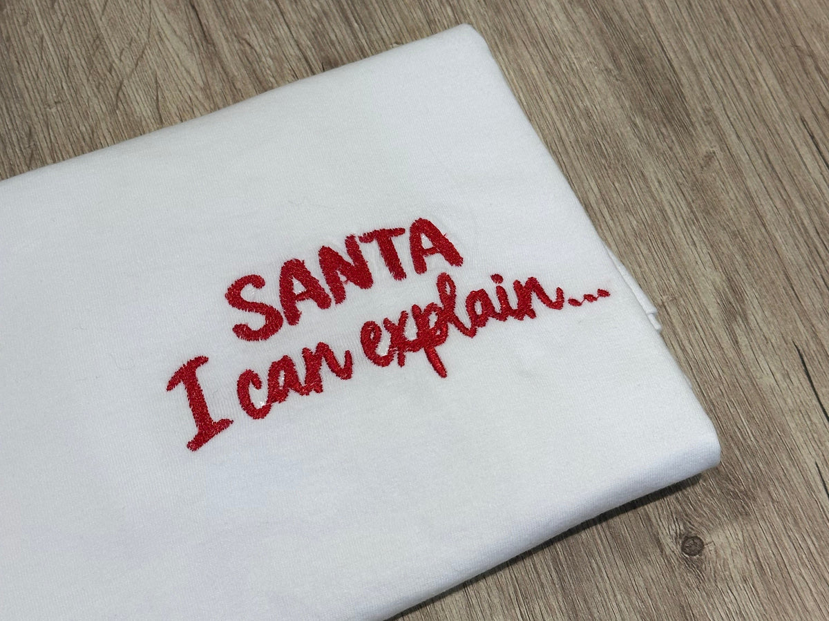 t-shirt "SANTA I CAN EXPLAIN "