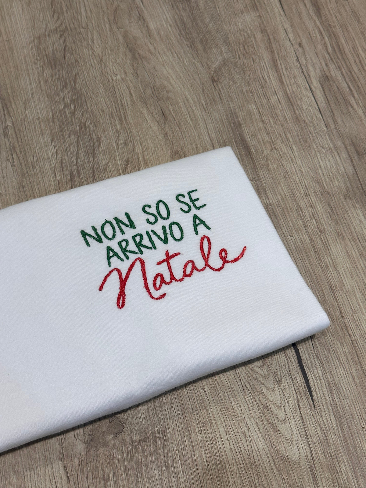 t-shirt "NON SO SE ARRIVO A NATALE"