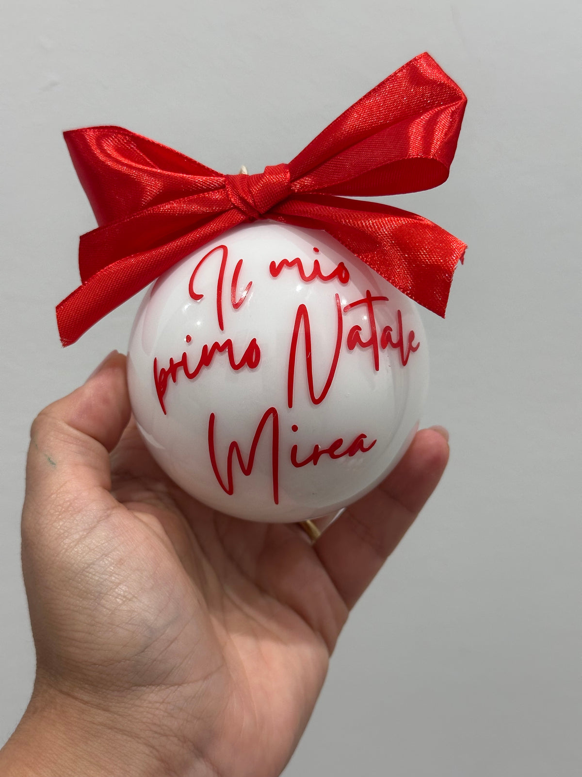 Pallina personalizzata con frase