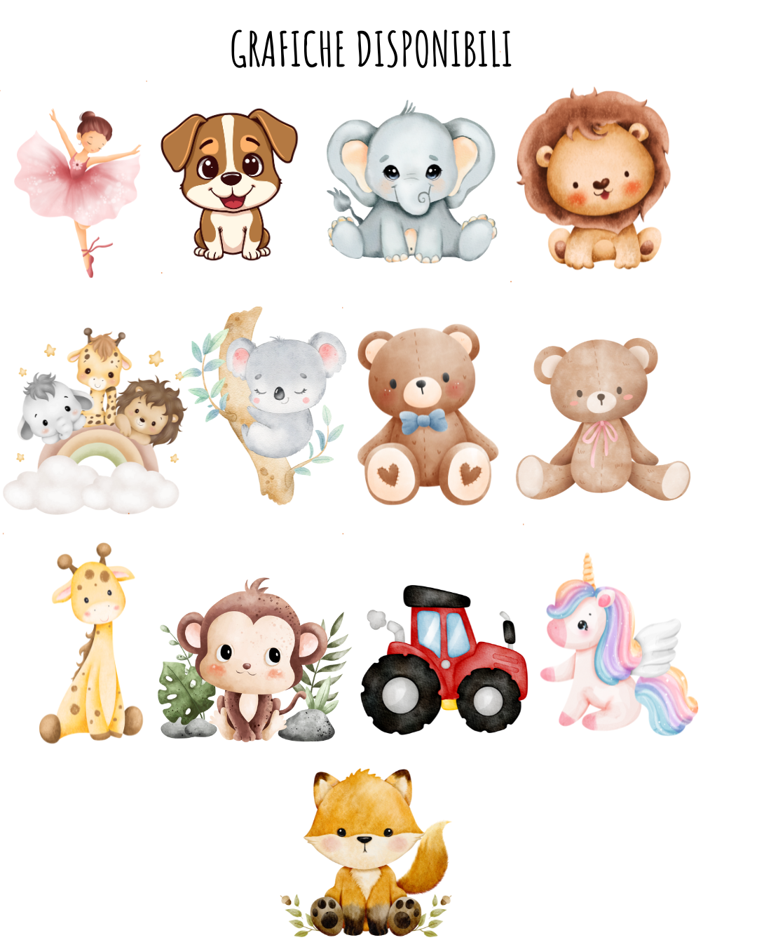 Pochette baby personalizzabile