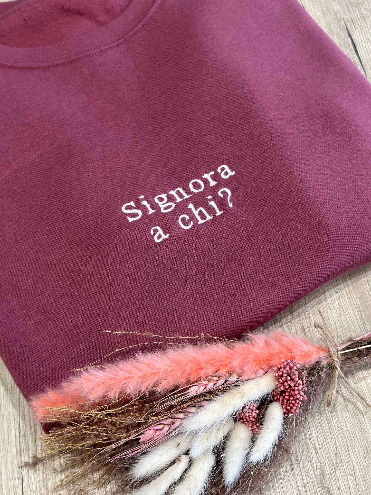 Personalizza la tua felpa - ricamo a macchina