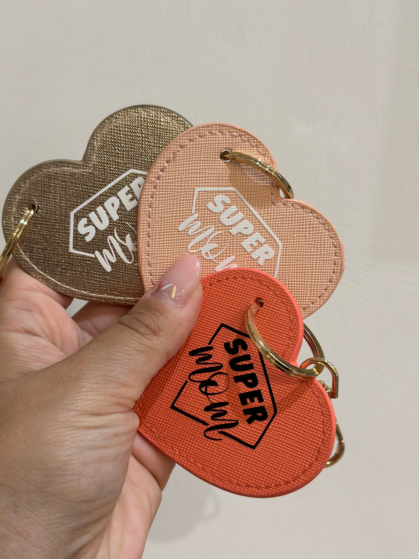 Portachiavi CUORE in similpelle