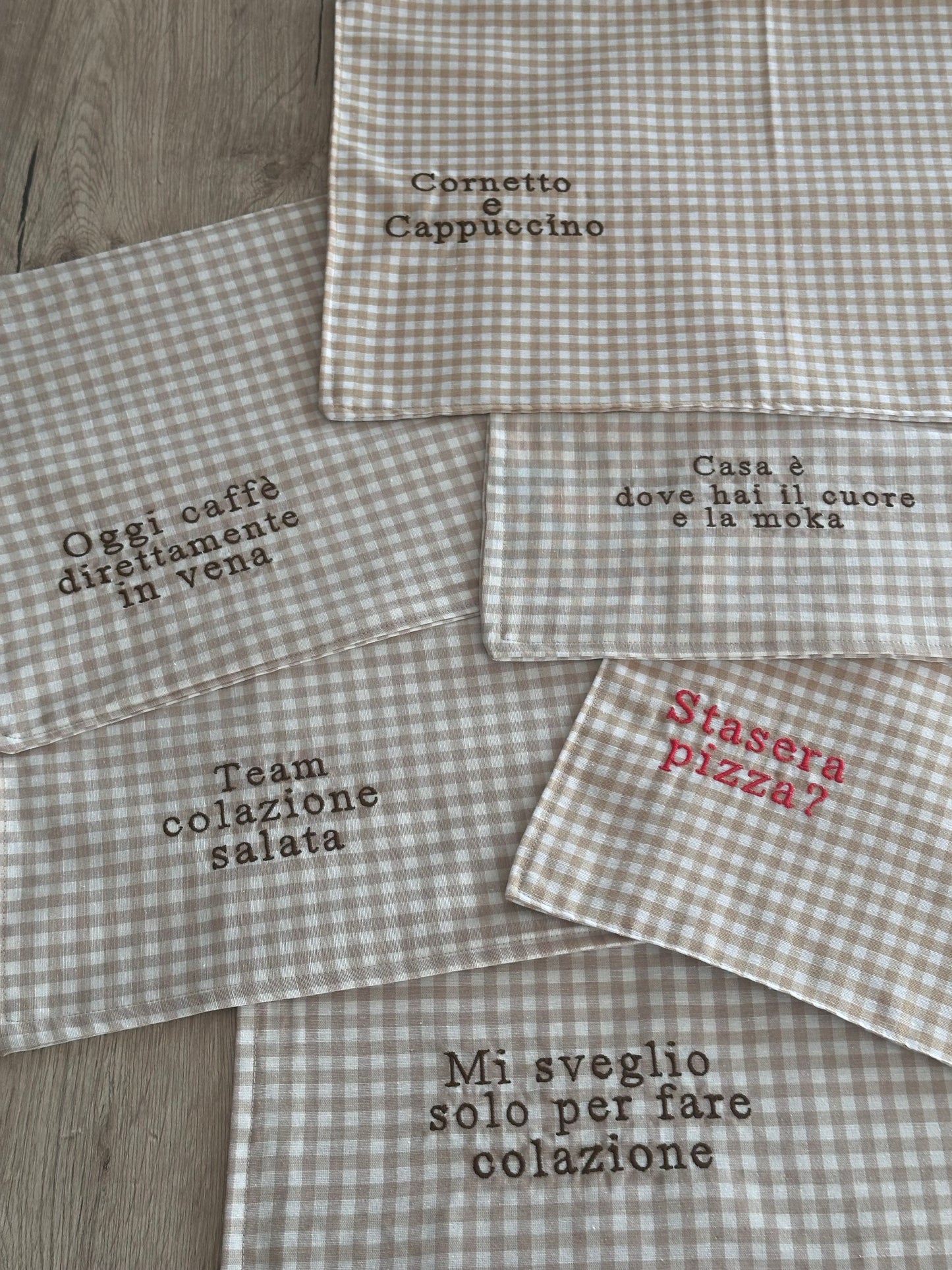 Tovagliette personalizzate