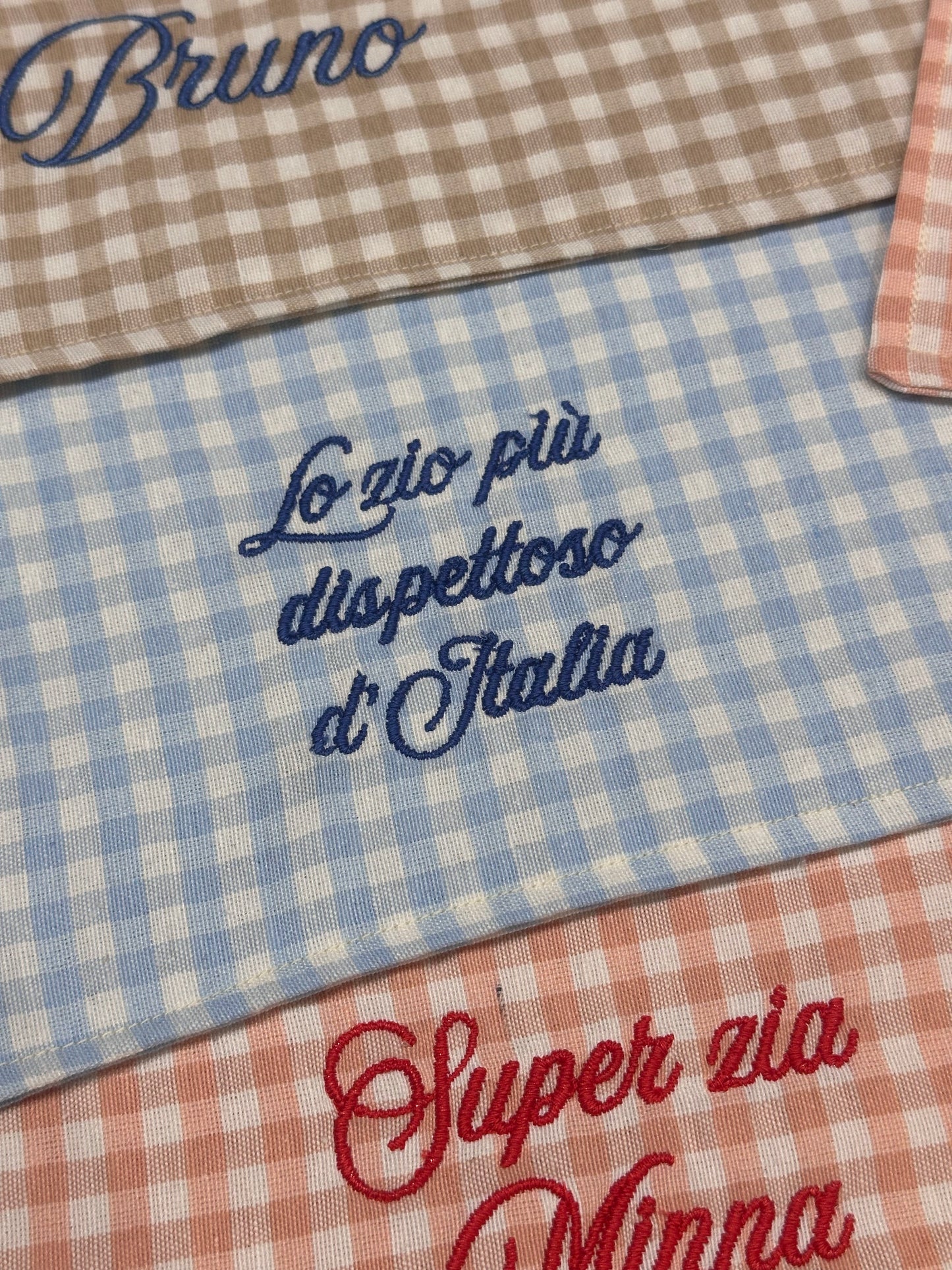 Set da 2 tovagliette personalizzate
