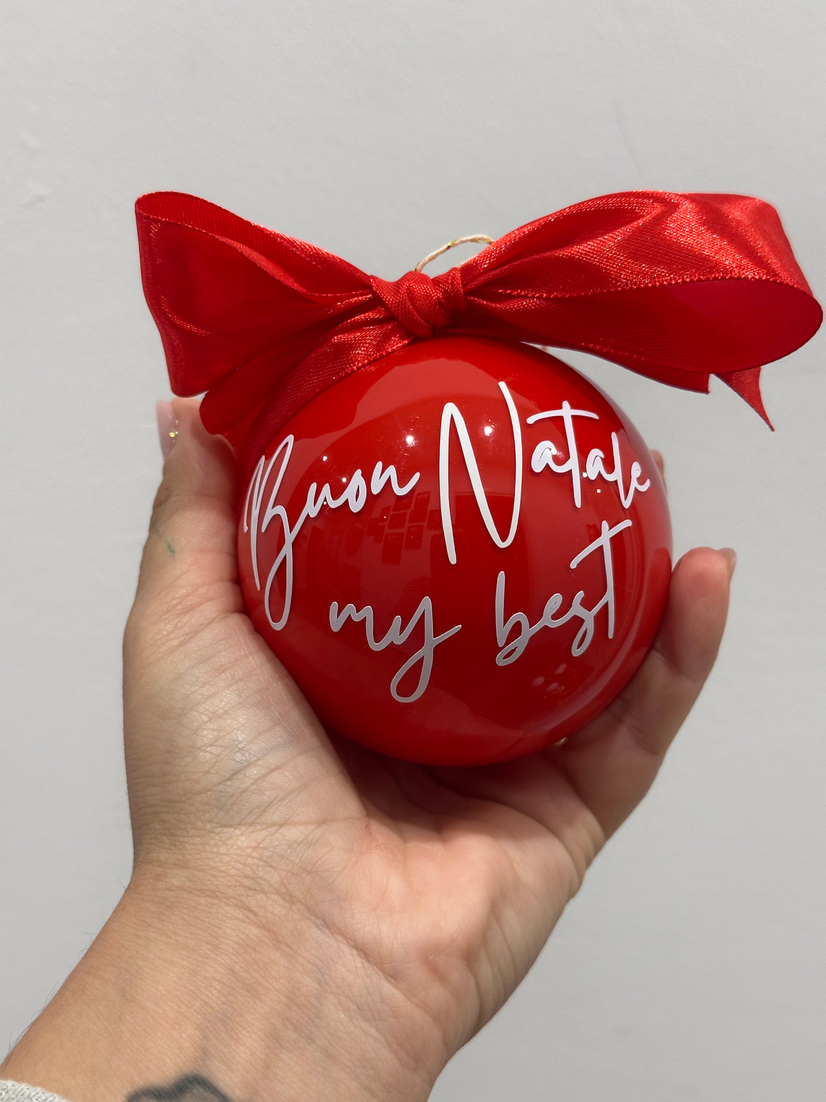 Pallina personalizzata con frase