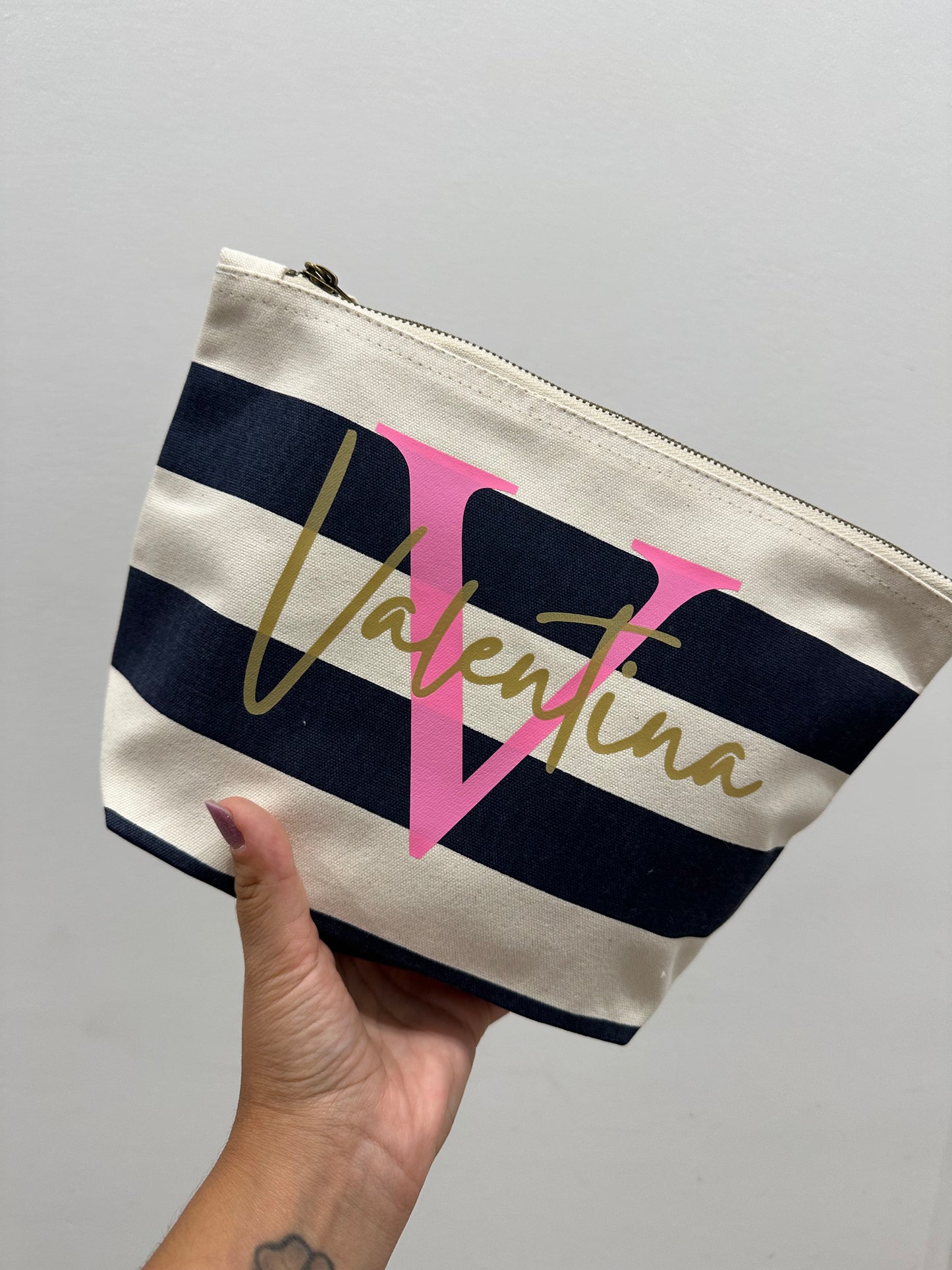 Pochette in cotone personalizzabile