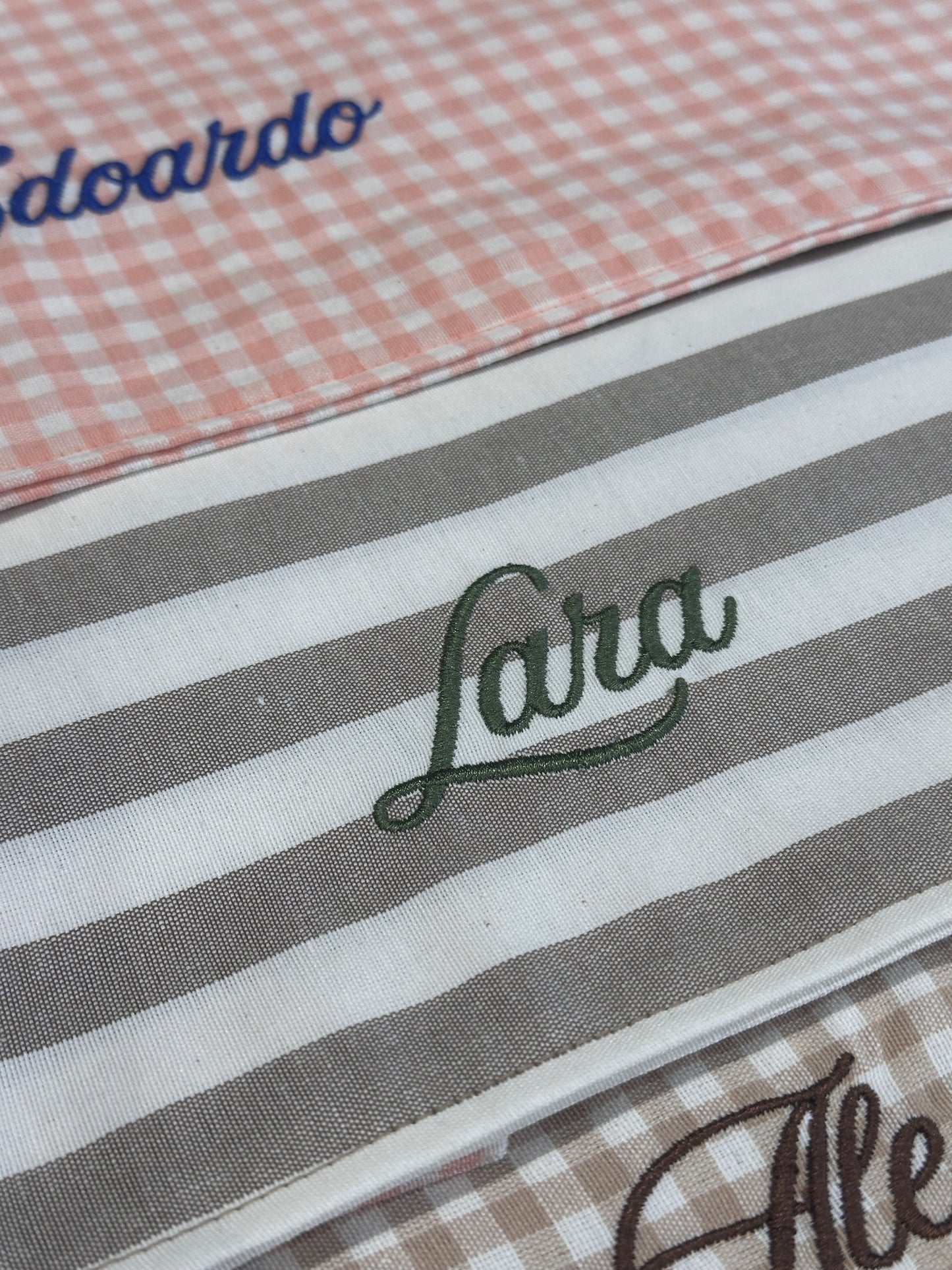 Set da 2 tovagliette personalizzate