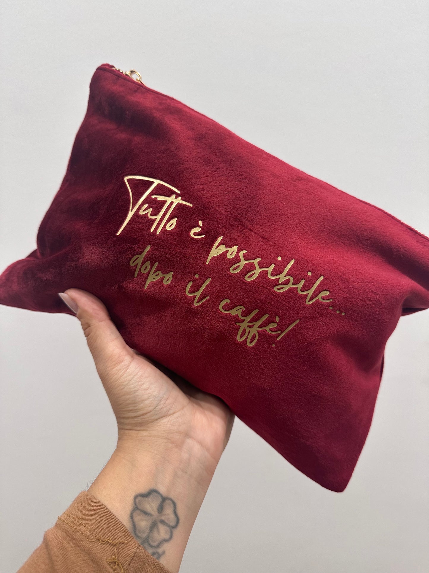 Pochette in velluto