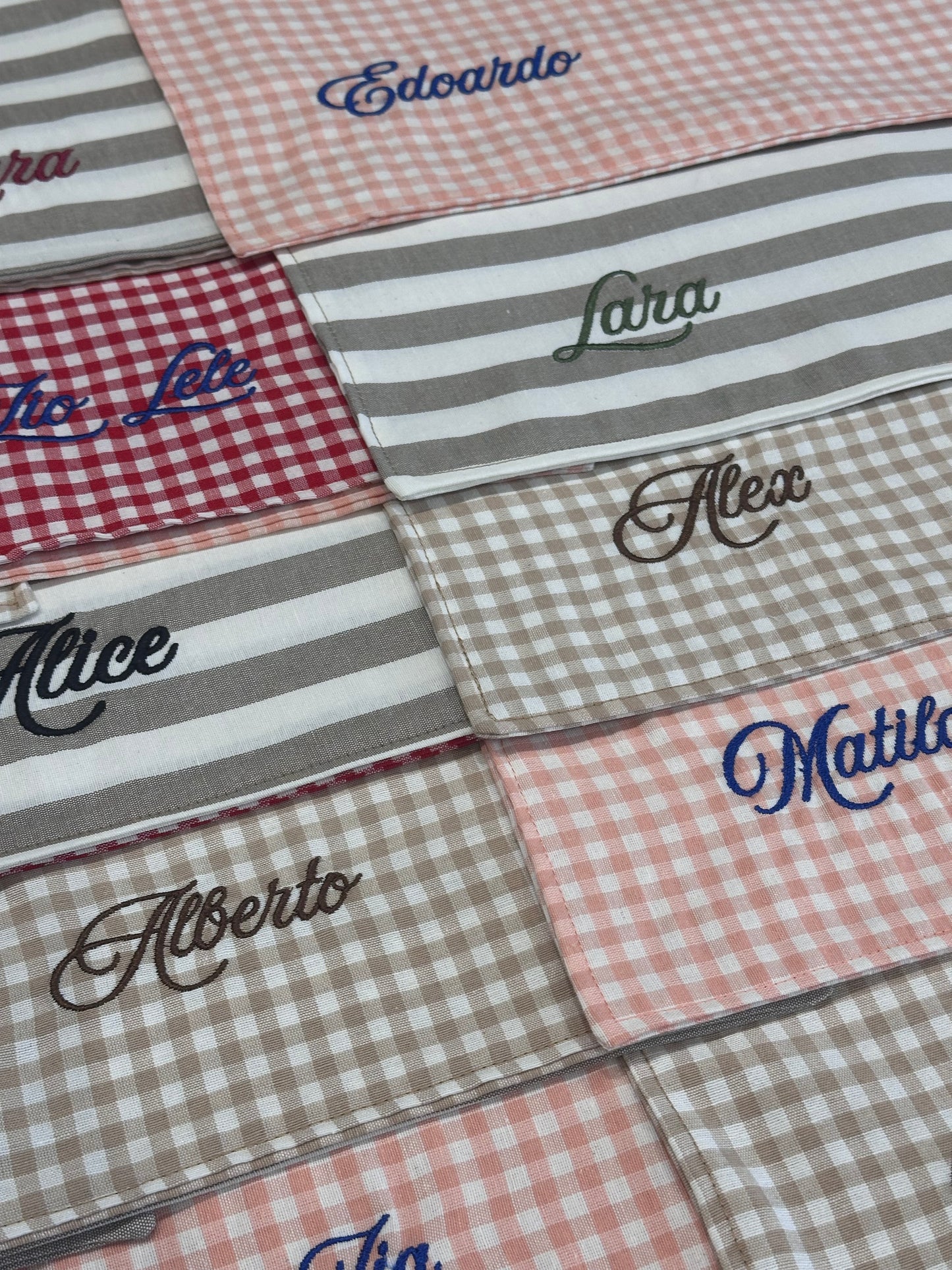 Set da 2 tovagliette personalizzate