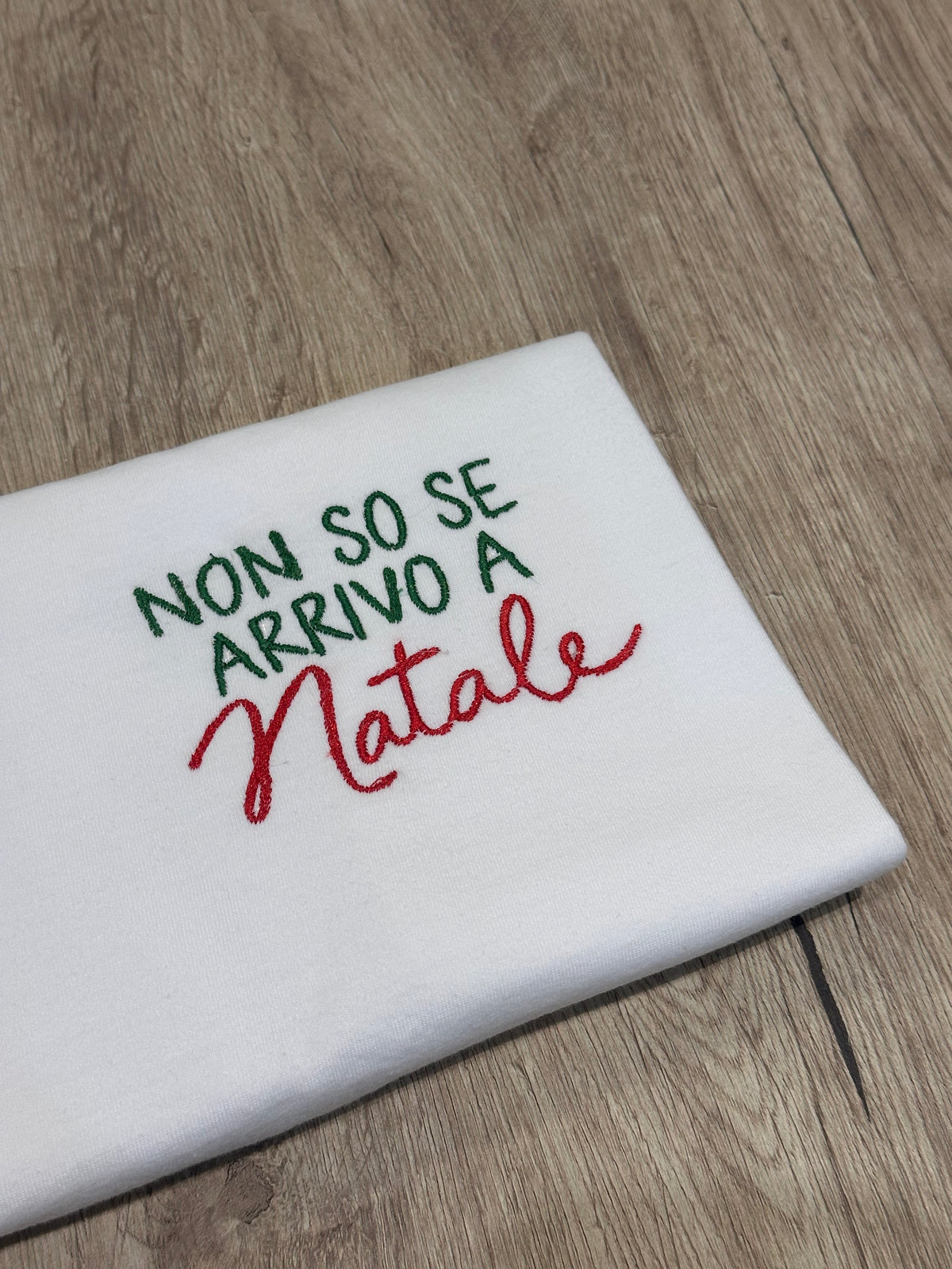 t-shirt "NON SO SE ARRIVO A NATALE"