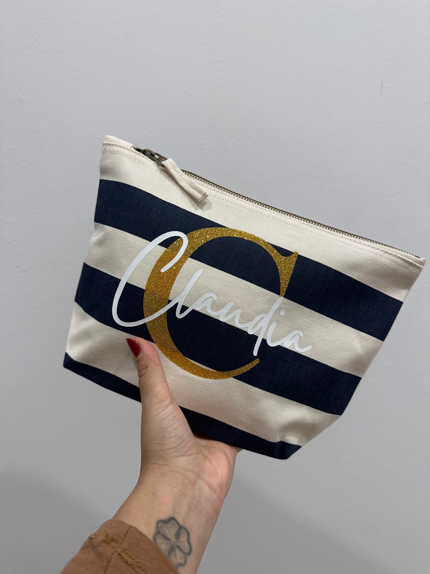 Pochette in cotone personalizzabile