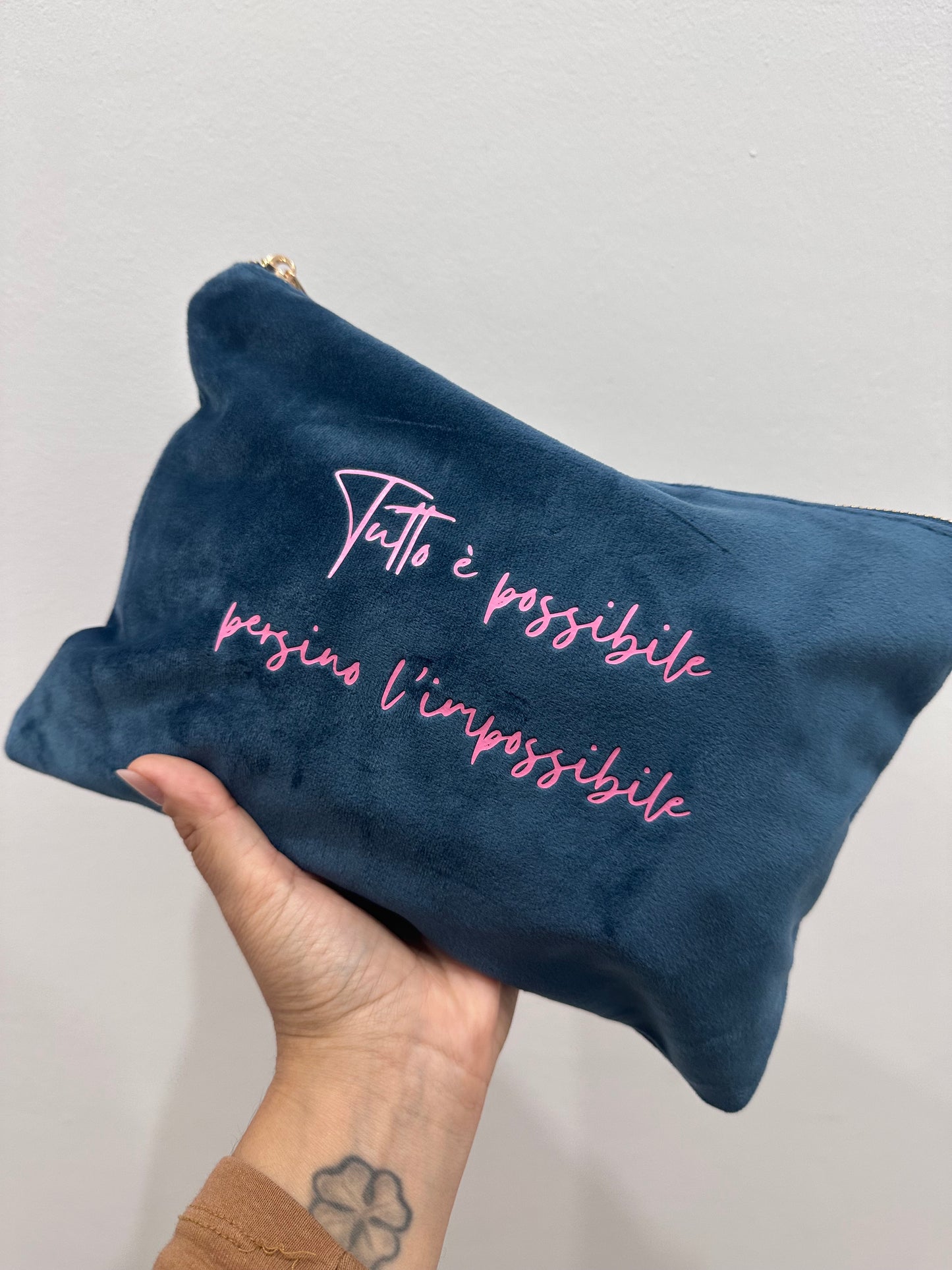 Pochette in velluto