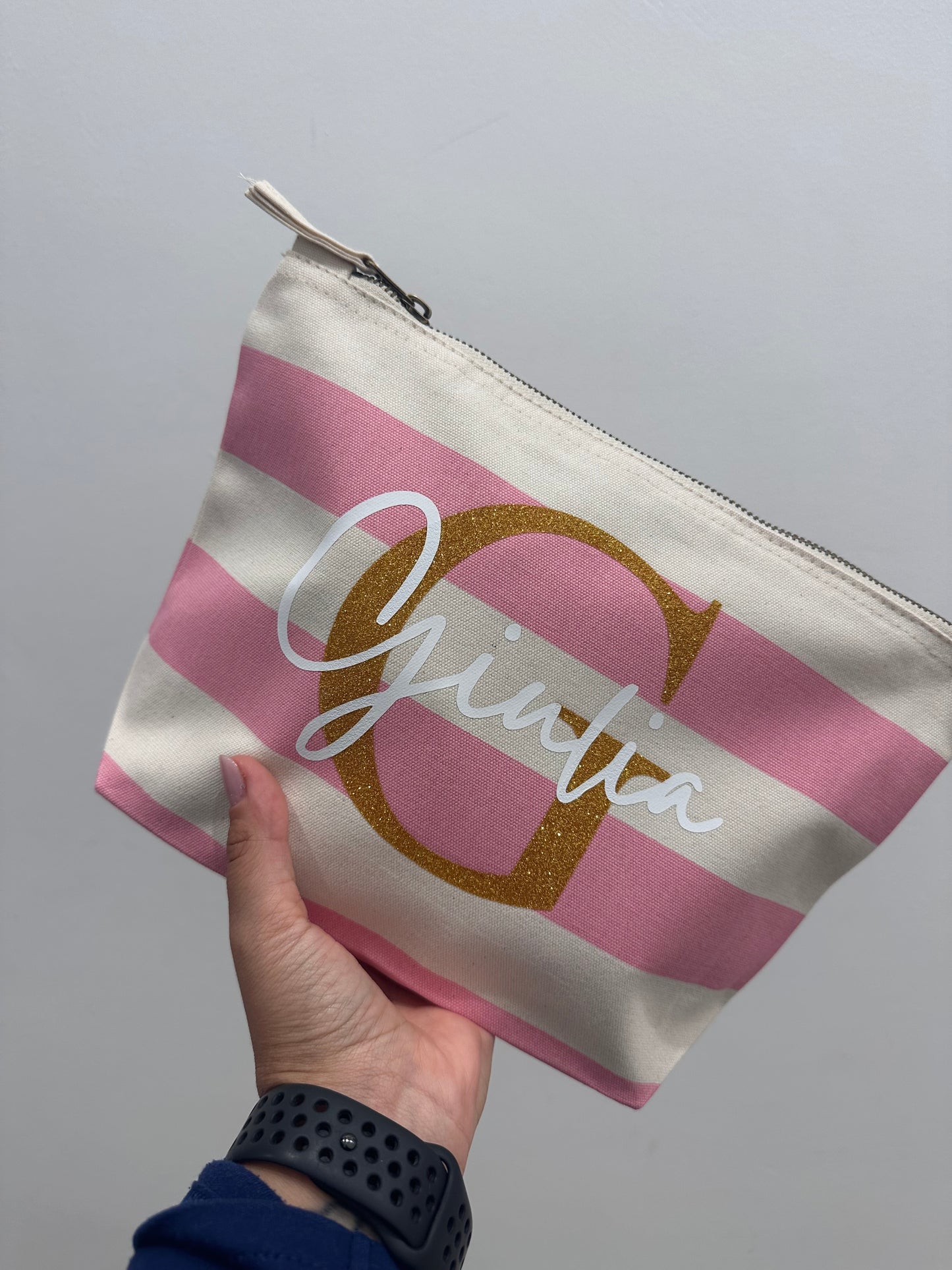 Pochette in cotone personalizzabile