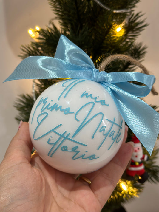 Pallina personalizzata con frase