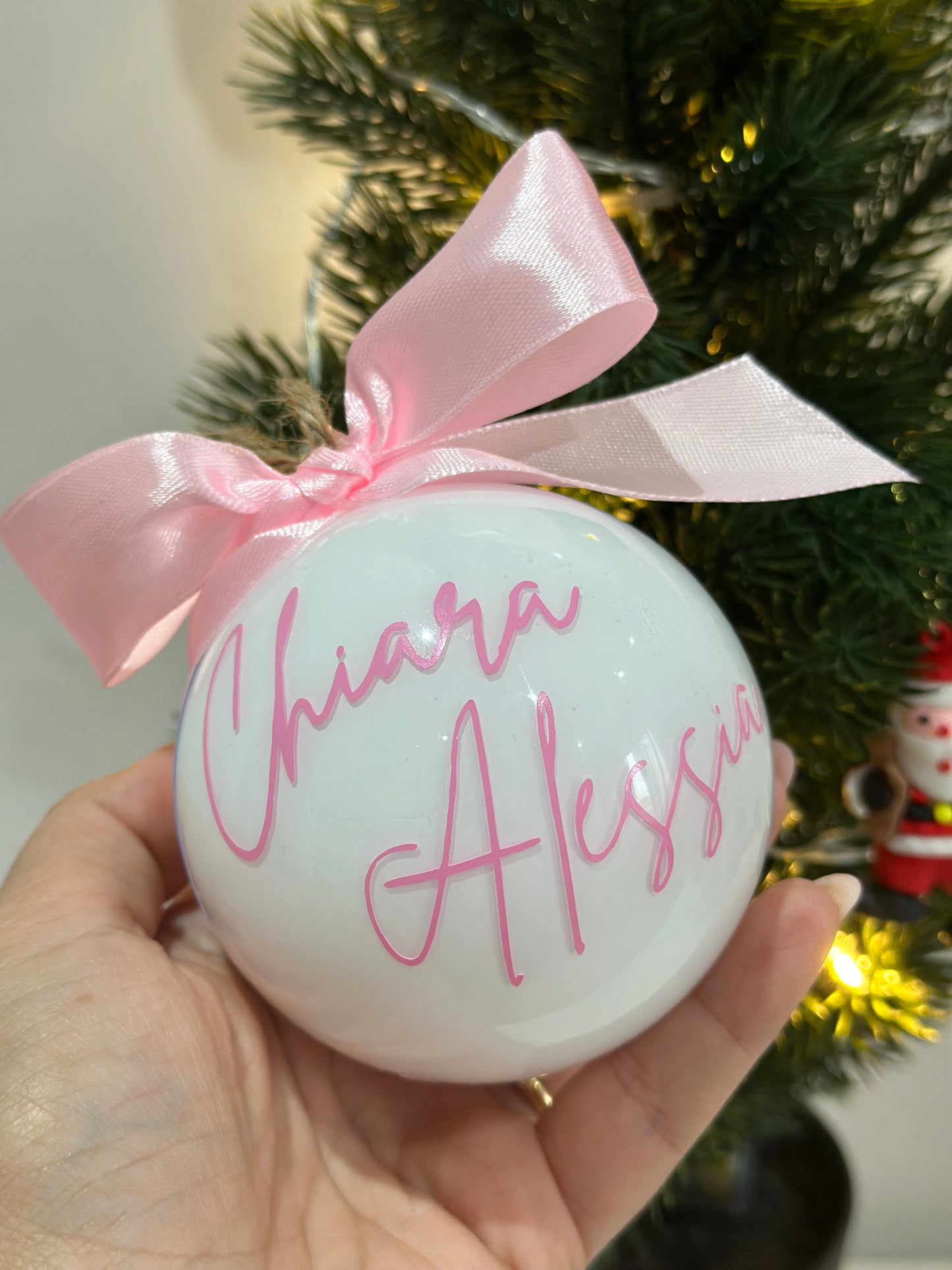 Pallina personalizzata con frase