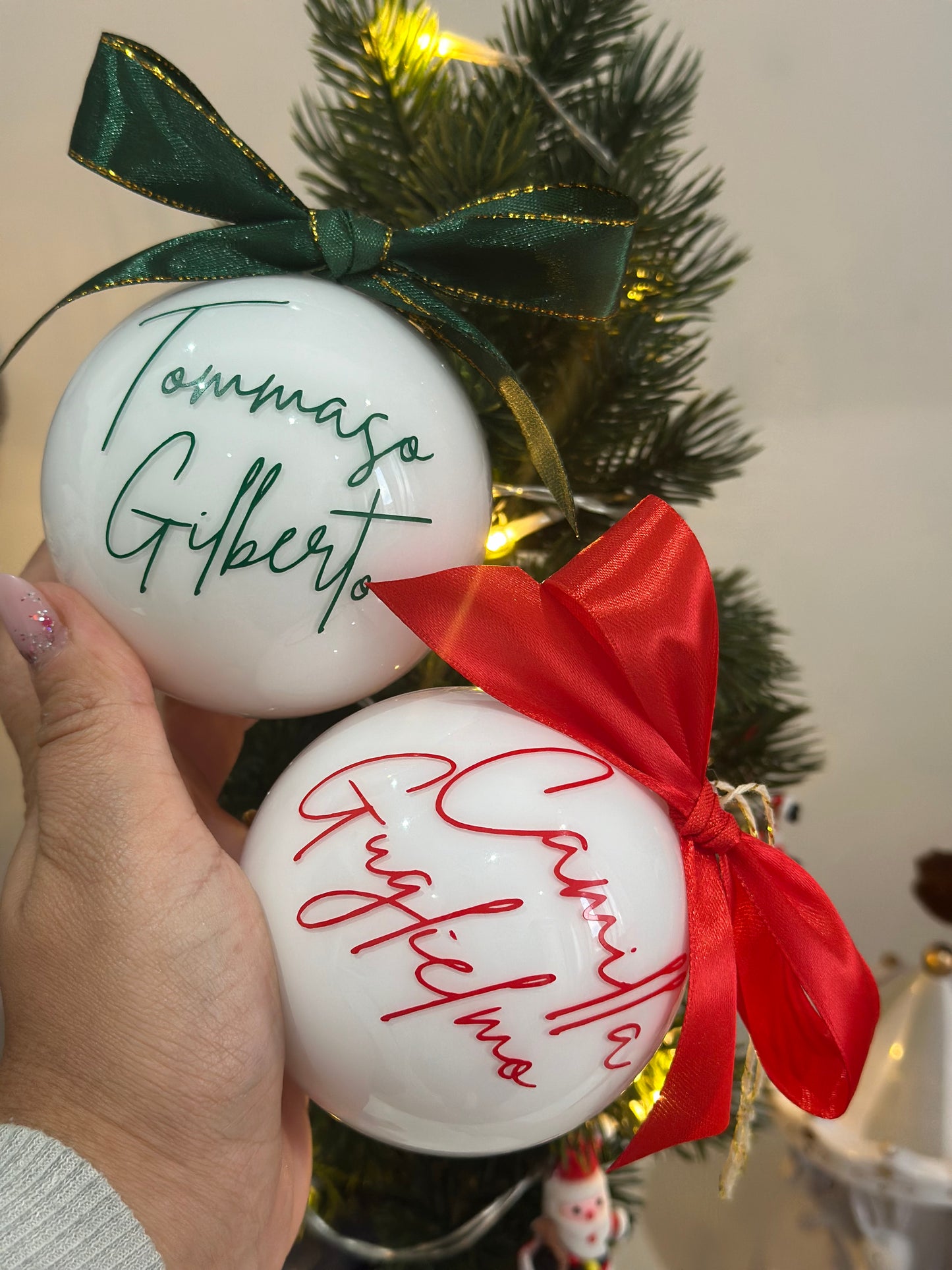 Pallina personalizzata con frase