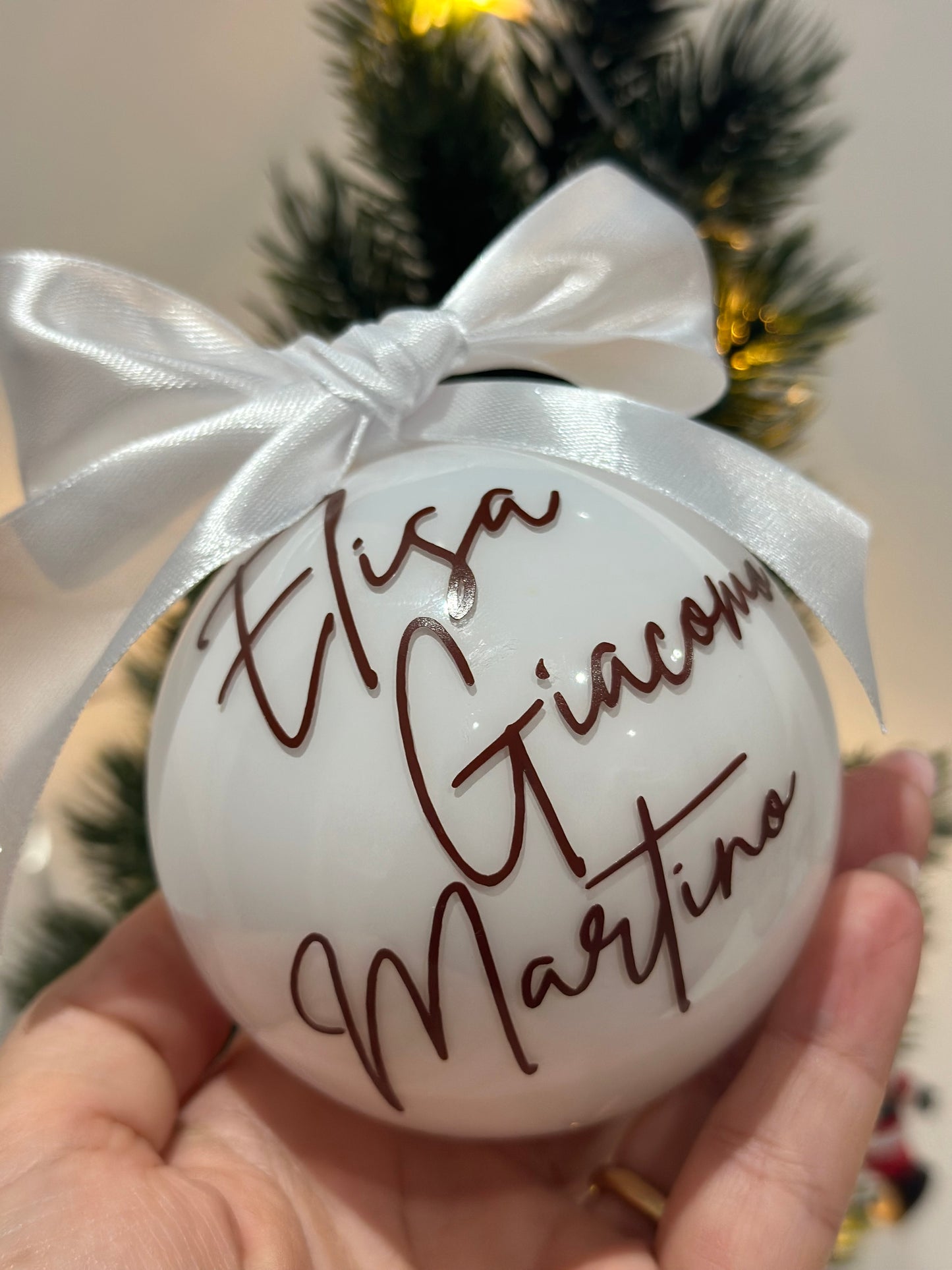 Pallina personalizzata con frase