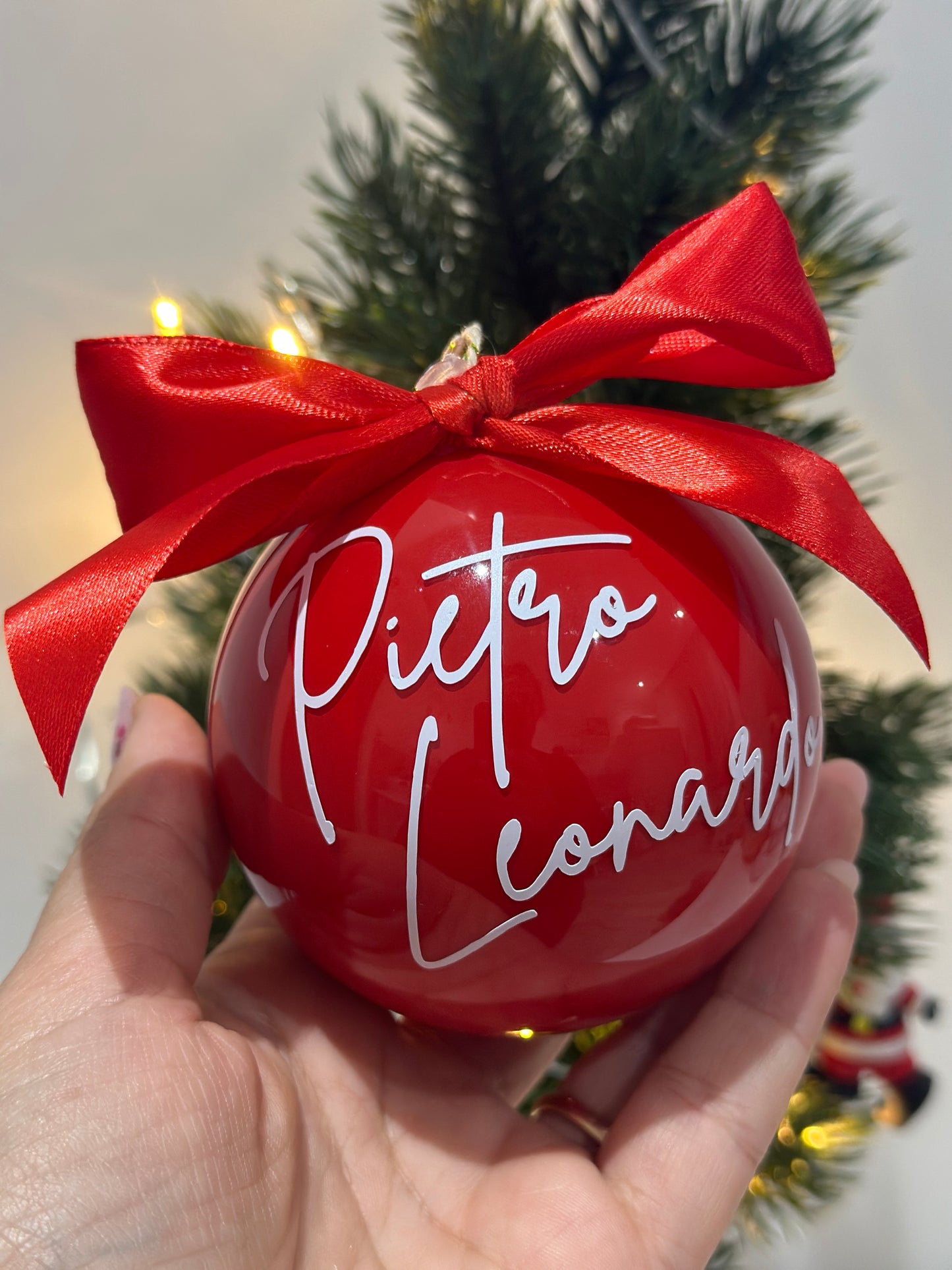 Pallina personalizzata con frase