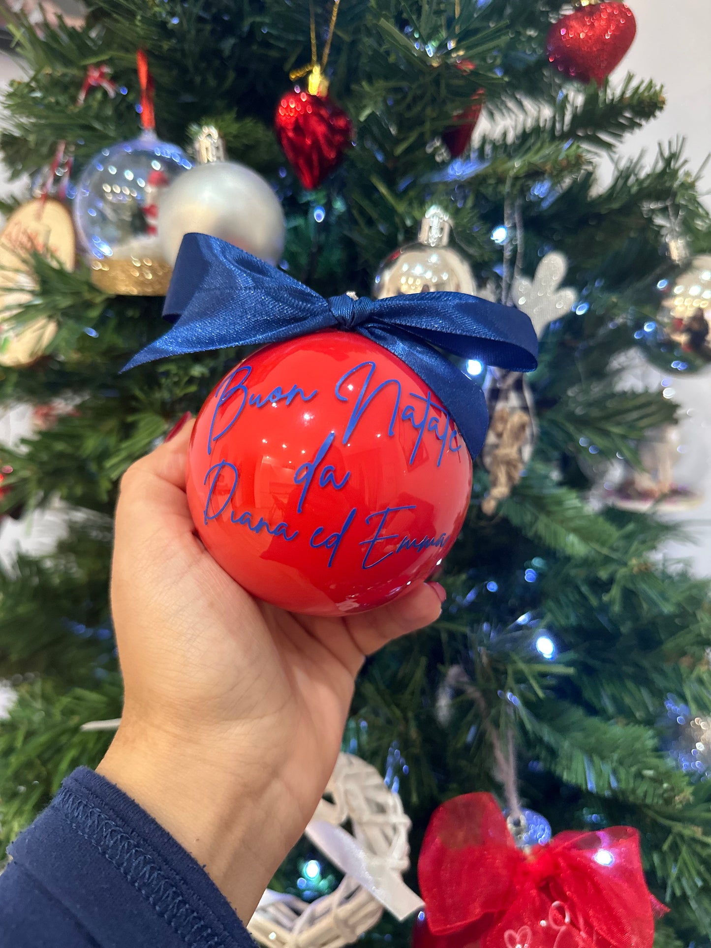 Pallina personalizzata con frase