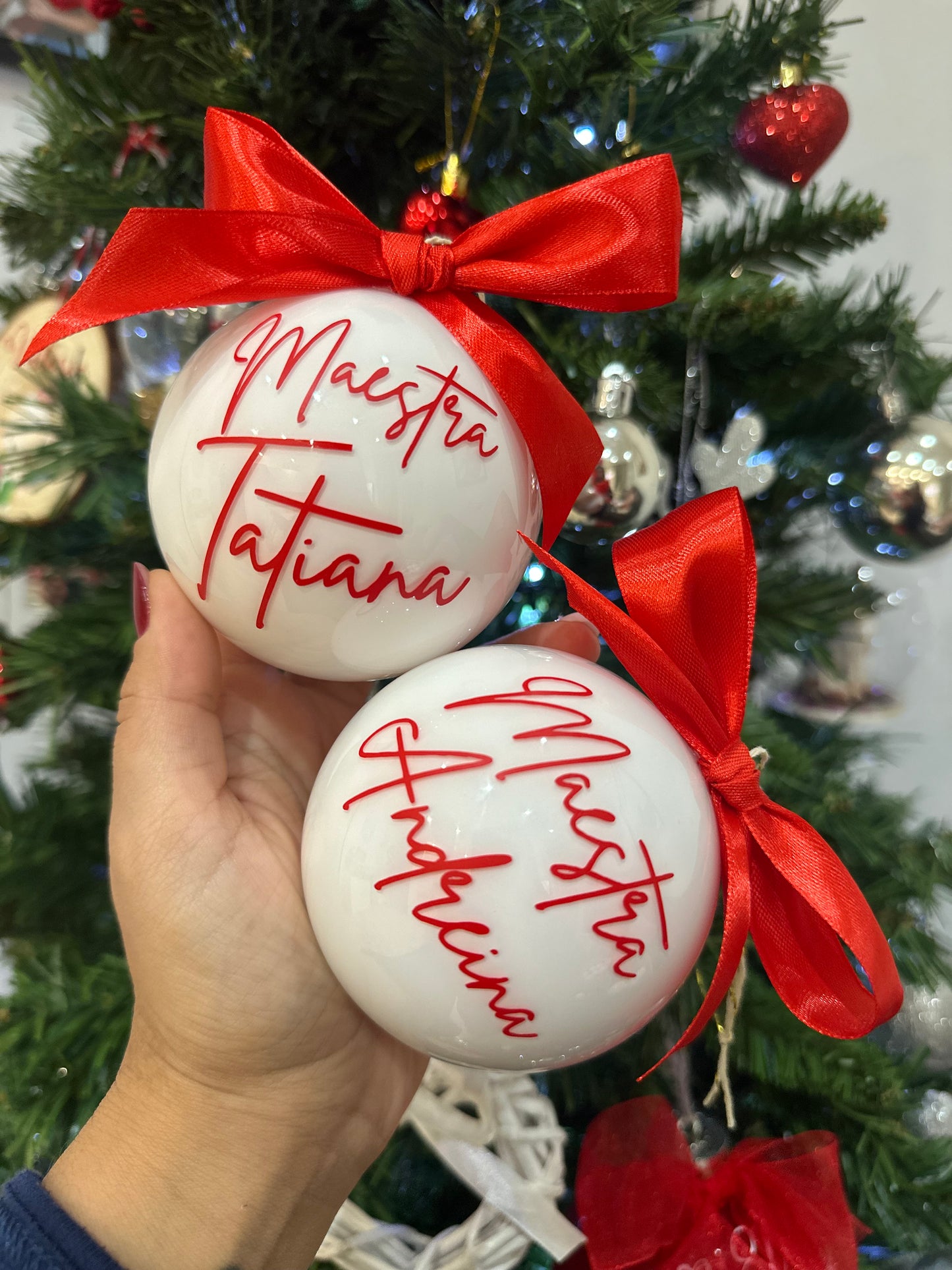 Pallina personalizzata con frase